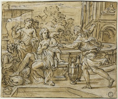 David und Bathseba von Giuseppe Passeri