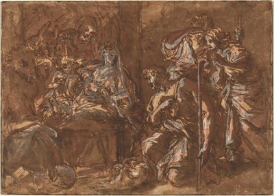 Die Anbetung der Hirten von Giuseppe Passeri