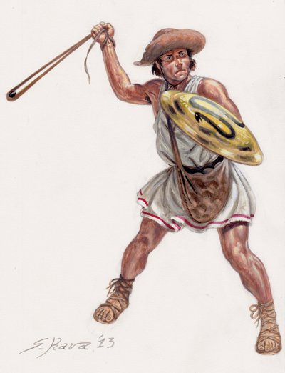 Griechischer Krieger von Giuseppe Rava