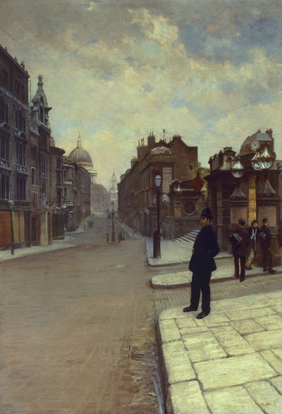Sonntag in London von Giuseppe or Joseph de Nittis