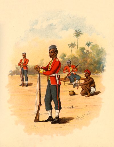11. Bengalische Infanterie, 1890 von Godfrey Douglas Giles