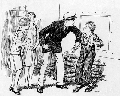 Blinder Passagier - Bildunterschrift lautet: von Gordon Frederick Browne