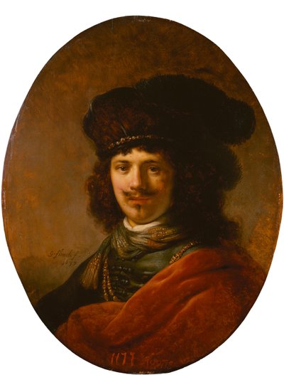 Porträt eines jungen Mannes, 1637 von Govaert Flinck