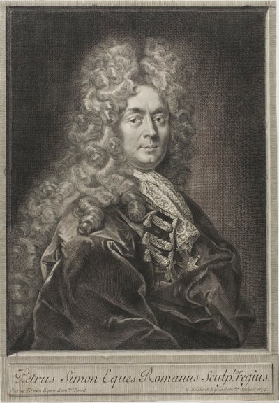Pierre Simon, Graveur von Gérard Edelinck