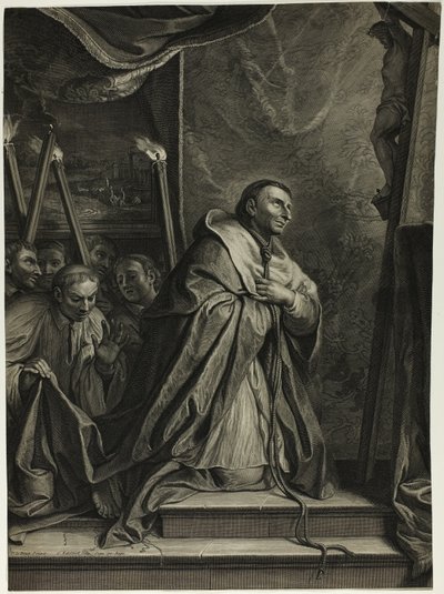 St. Karl Borromäus von Gérard Edelinck