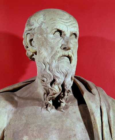 Büste von Hesiod von Greek