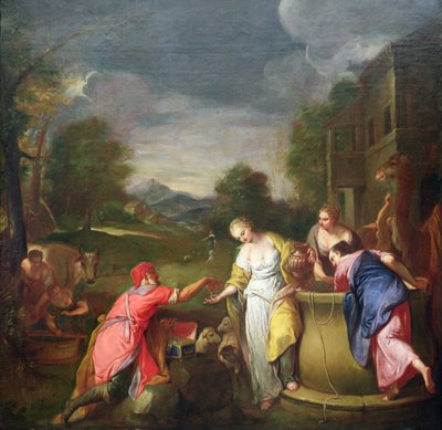 Eliezer und Rebecca von Gregorio Lazzarini