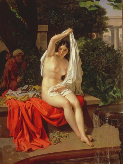 Susanna und die Ältesten, 1831 von Grigori Ignatevich Lapchenko
