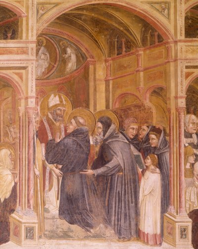 Gewänder des Heiligen Augustinus von Guariento di Arpo