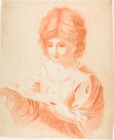 Junge beim Lesen von Guercino