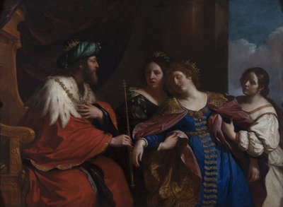 Die Geschichte von Esther und Ahasverus, 1639 von Guercino