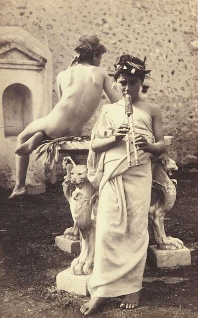 Studie von zwei Jungen von Guglielmo Plüschow