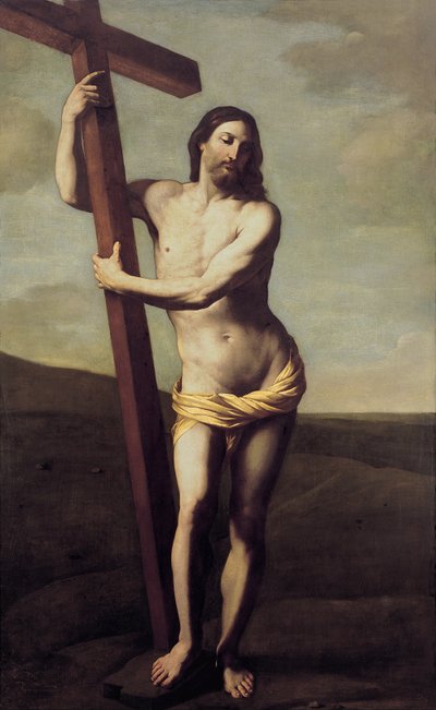Christus umarmt das Kreuz von Guido Reni