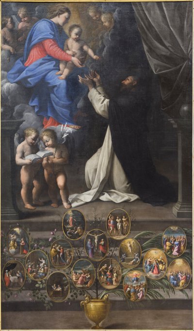 Die Königin des Rosenkranzes von Guido Reni