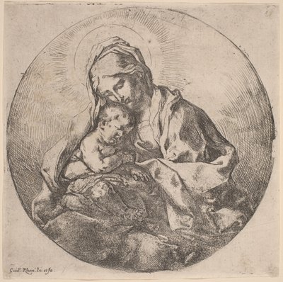 Jungfrau und Kind von Guido Reni