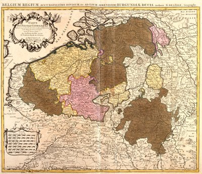 Belgien, Luxemburg von Guillaume Delisle