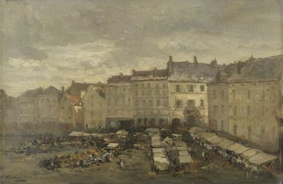 Der Grote Zavel (Grand Sablon), Brüssel von Guillaume Vogels