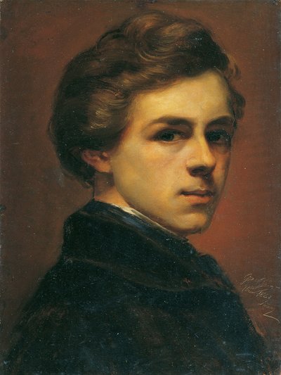 Selbstbildnis von Gustav Gaul