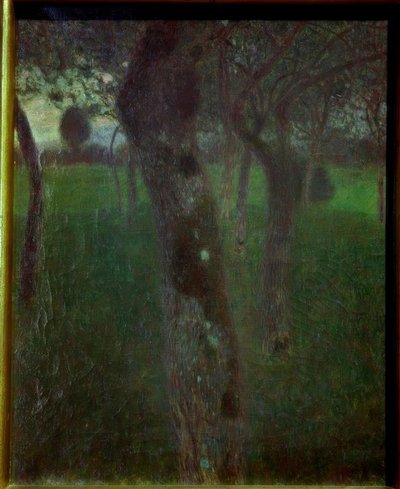 Obstgarten am Abend von Gustav Klimt