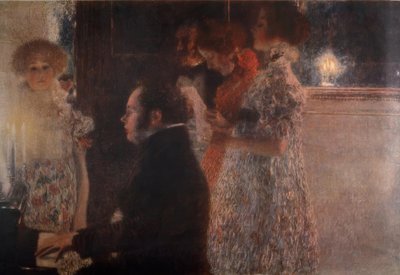 Schubert am Klavier von Gustav Klimt