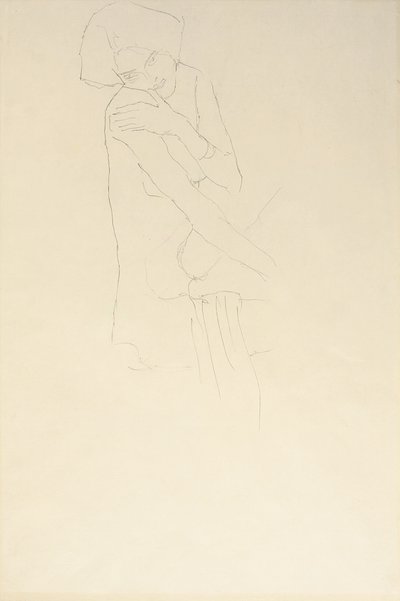 Studie für Adele Bloch-Bauer II, 1911 von Gustav Klimt
