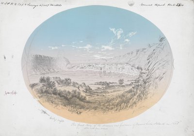 Große Wasserfälle des Missouri River von Gustav Sohon