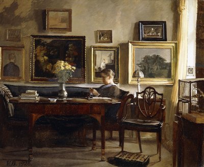 Ein entspannter Moment von Gustav Wilhelm Blom