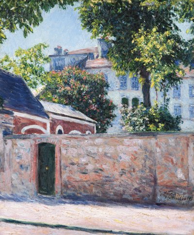 Häuser in Argenteuil, 1883 von Gustave Caillebotte