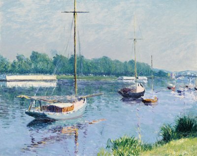 See von Argenteuil, ca. 1882 von Gustave Caillebotte