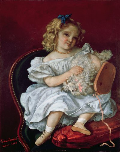 Beatrice Bouvet (geb. 1861) 1864 von Gustave Courbet