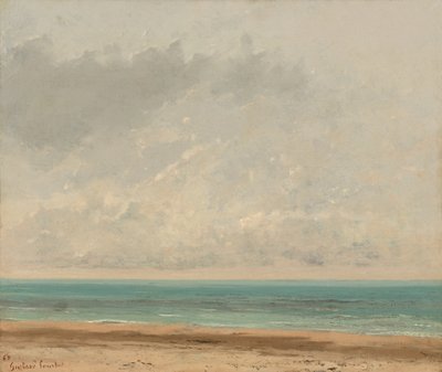 Ruhige See, 1866 von Gustave Courbet