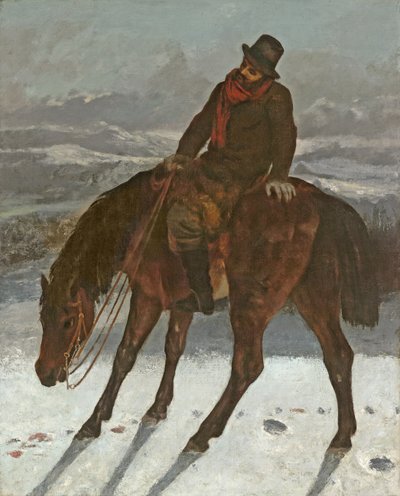 Jäger zu Pferd, um 1864 von Gustave Courbet