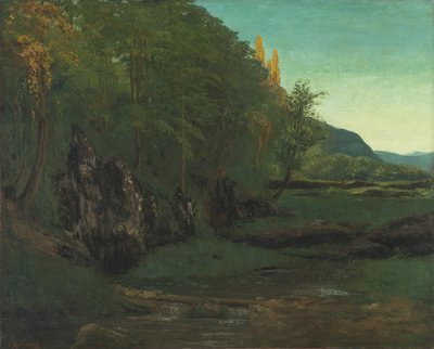 Landschaft aus Jura von Gustave Courbet
