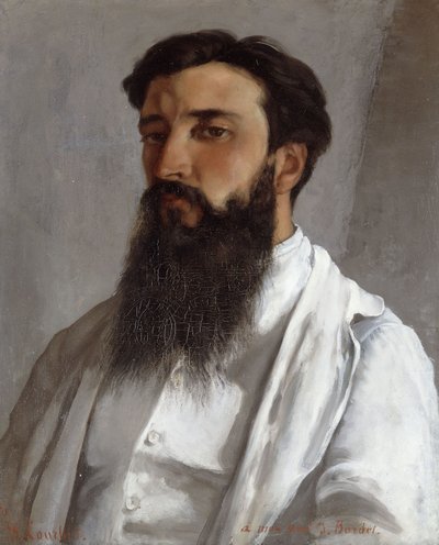 Porträt von Jules Bordet, 1870 von Gustave Courbet