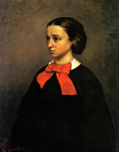 Porträt von Madame Jacquet von Gustave Courbet