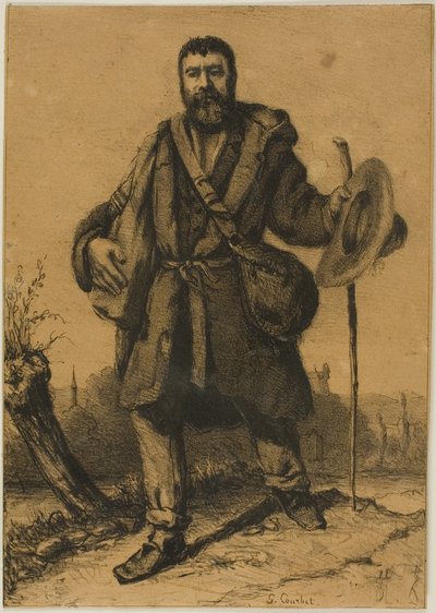 Der Apostel Jean Journet von Gustave Courbet