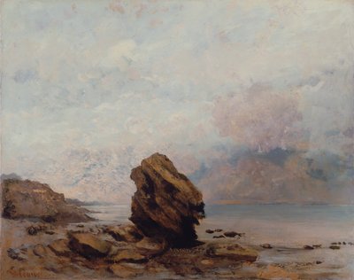 Der isolierte Felsen, ca. 1862 von Gustave Courbet