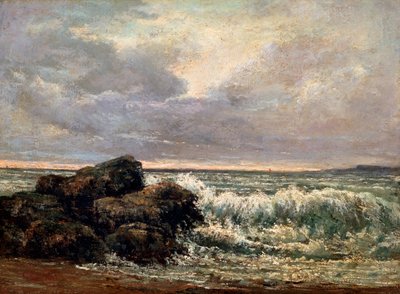 Die Welle, um 1870 von Gustave Courbet