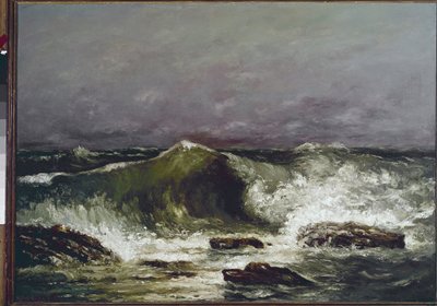 Die Welle (Gemälde von Gustave Courbet) von Gustave Courbet