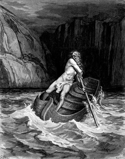 Ankunft des Charon, 1857 von Gustave Dore