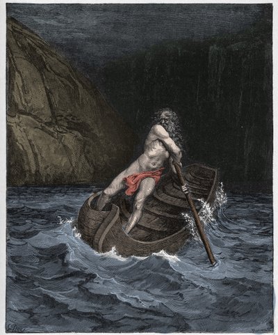 Inferno, Gesang 3: Charon von Gustave Dore