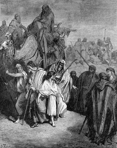 Joseph wird nach Ägypten verkauft von Gustave Dore