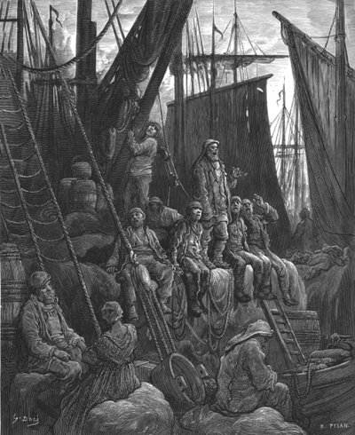 Off Billingsgate, 1872 von Gustave Dore