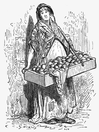 Orangenfrauen, 1872 von Gustave Dore
