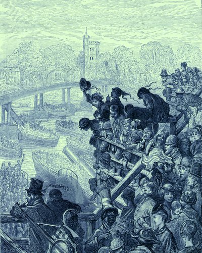 Oxford und Cambridge Boot von Gustave Dore