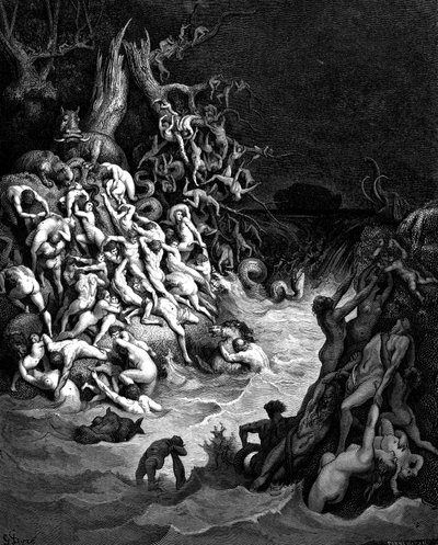 Die Flut, 1866 von Gustave Dore