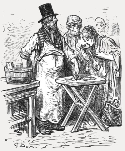 Der Austernmann von Gustave Dore