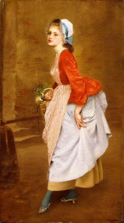 Das Zimmermädchen von Gustave Jacquet