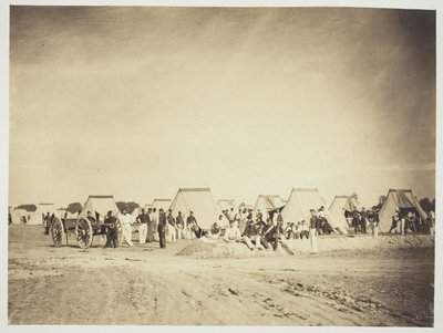 Artillerielager, Camp de Châlons von Gustave Le Gray