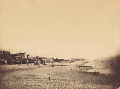 Der Strand von Saint-Adresse von Gustave Le Gray